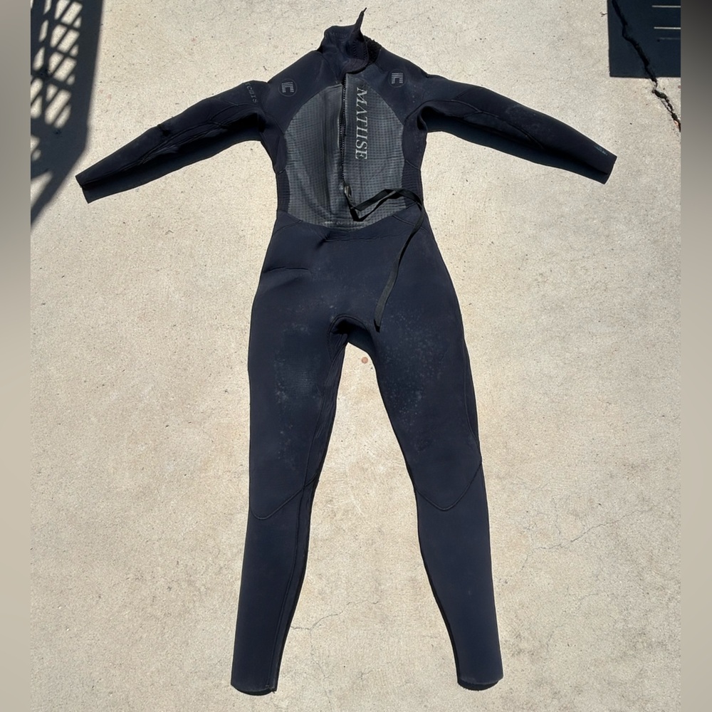Rare Matuse Artemis 5/4/3mm Navy Black Women's Surf Full Wetsuit